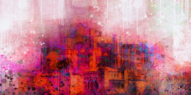 "Cathedral in Palma 1" başlıklı Tablo Ira Tsantekidou tarafından, Orijinal sanat, Dijital Resim