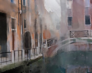 Ζωγραφική με τίτλο "Venice 6" από Ira Tsantekidou, Αυθεντικά έργα τέχνης, Ψηφιακή ζωγραφική