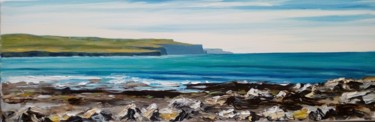 Pintura titulada "County Clare Coastl…" por Martin Mc Cormack, Obra de arte original, Acrílico