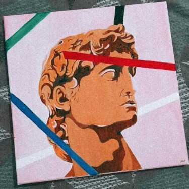 Schilderij getiteld "David" door İRem Akçalı, Origineel Kunstwerk, Acryl