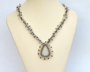 Diseño titulada "First frost necklace" por Irena Zelickman, Obra de arte original, Joyas