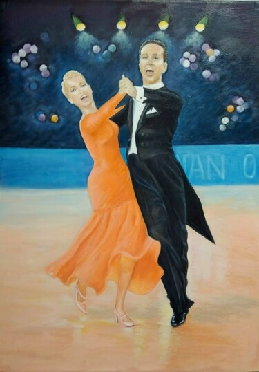 Painting titled "Quick-step (of the…" by Irene Nekrasova, Original Artwork, Oil