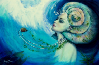 "Marina" başlıklı Tablo Grazyna Federico tarafından, Orijinal sanat, Akrilik
