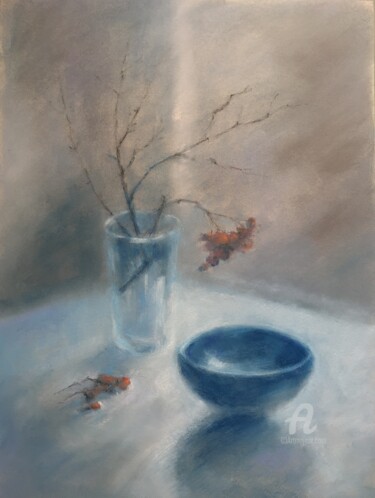 Painting titled "Pastel stillife" by Irene_art, Original Artwork, Pastel