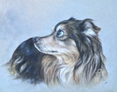 Drawing titled "Loyalty" by Irene_art, Original Artwork, Pastel