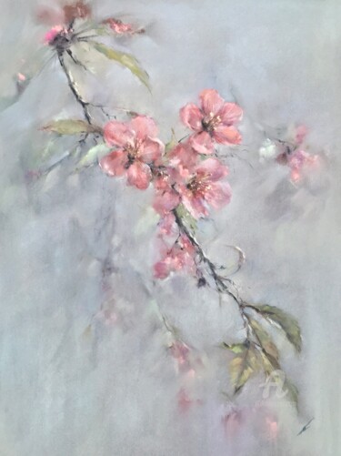 Drawing titled "Spring flowers" by Irene_art, Original Artwork, Pastel