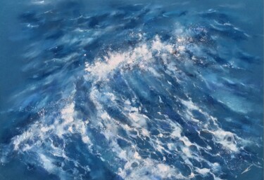 Disegno intitolato "Sea relax" da Irene_art, Opera d'arte originale, Pastello