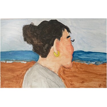 Pittura intitolato "The Sea" da Irfan Ajvazi, Opera d'arte originale, Acrilico