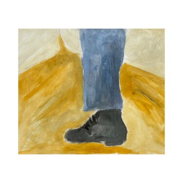 Schilderij getiteld "Shoes painting" door Irfan Ajvazi, Origineel Kunstwerk, Acryl