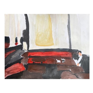 Pittura intitolato "Restaurant painting" da Irfan Ajvazi, Opera d'arte originale, Acrilico