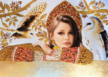 Collages titulada "Custom portrait fro…" por Irina Bast, Obra de arte original, Collages