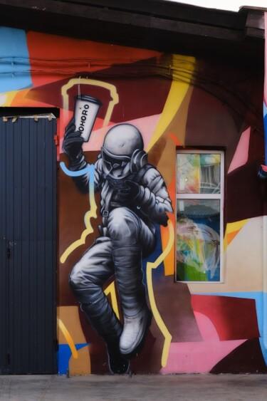 제목이 "Кофе в космосе"인 미술작품 Irina Bondareva로, 원작, 페인트 스프레이