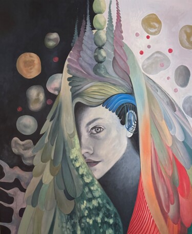 Malerei mit dem Titel "Memoria" von Irina Greciuhina, Original-Kunstwerk, Öl