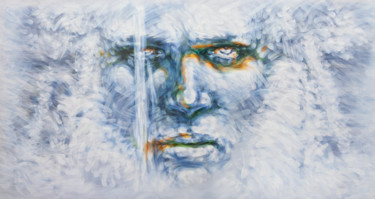 Malerei mit dem Titel "ICE IN THE AIR_XII…" von Irina Inozemtseva-Lopes, Original-Kunstwerk, Acryl