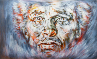 Painting titled "UNSURE XI - FEELING…" by Irina Inozemtseva-Lopes, Original Artwork, Acrylic