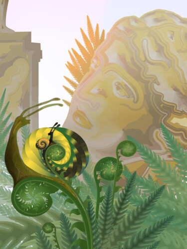 "Snails in an abando…" başlıklı Dijital Sanat Ирина Рыжкова (Ira Go) tarafından, Orijinal sanat, 2D Dijital Çalışma