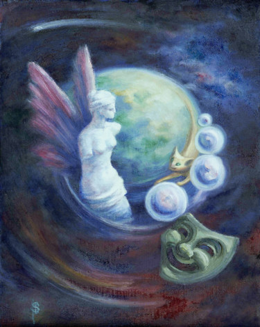 Pintura titulada "Venus soul. Origina…" por Irina Sumanenkova, Obra de arte original, Oleo Montado en Bastidor de camilla de…