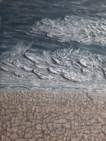 Peinture intitulée "Небо здесь" par Irina Vishniakova, Œuvre d'art originale, Acrylique
