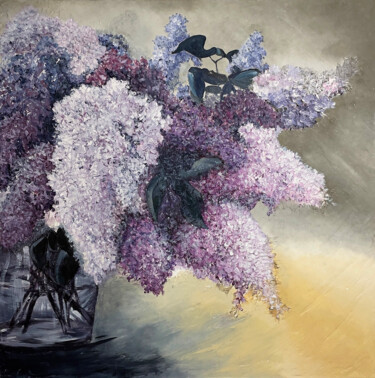 Malerei mit dem Titel ""Rampage of Spring"…" von Irina Ges, Original-Kunstwerk, Acryl