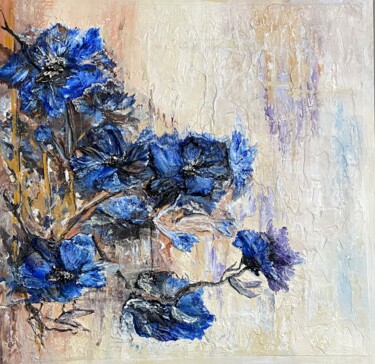 Pittura intitolato "Summer  flowers 2" da Irina Ges, Opera d'arte originale, Acrilico