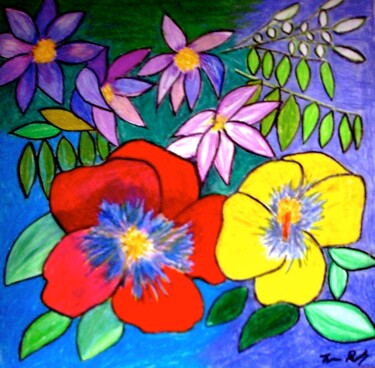 "Blumes" başlıklı Tablo Irina Rabeja tarafından, Orijinal sanat, Pastel