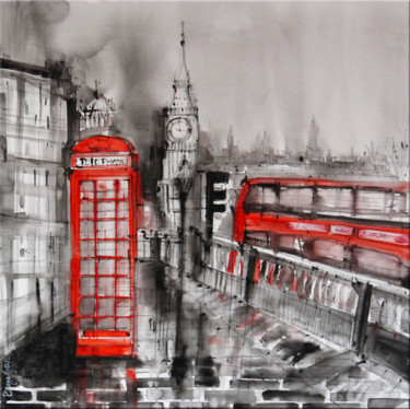 Pittura intitolato "Icons Of London" da Irina Rumyantseva, Opera d'arte originale, Acrilico