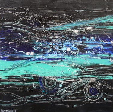 Pittura intitolato "Midnight Breeze" da Irina Rumyantseva, Opera d'arte originale, Acrilico