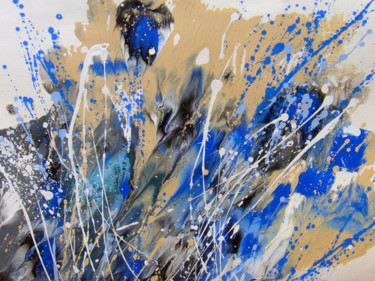 "Abstract painting o…" başlıklı Tablo Irini Karpikioti tarafından, Orijinal sanat, Akrilik