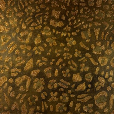 Painting titled "Leopard pattern" by Iryna Antoniuk (IRENA TONE), Original Artwork, Acrylic