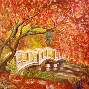 Pintura intitulada "Colors of Autumn" por Iryna Fedarava, Obras de arte originais, Óleo