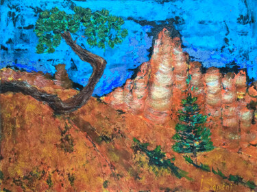 Painting titled "Bryce Canyon Nation…" by Iryna Sapsai, Original Artwork, Acrylic