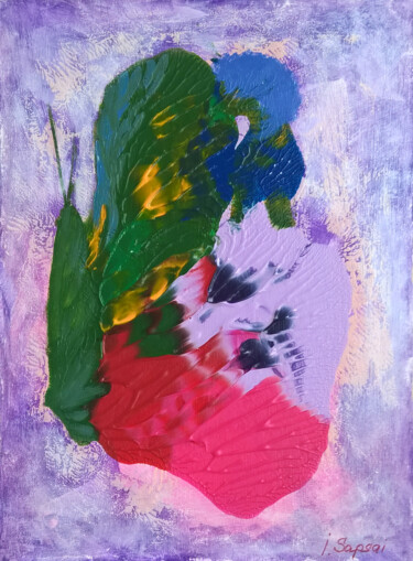 Картина под названием "Abstract paintings…" - Iryna Sapsai, Подлинное произведение искусства, Акрил