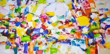 Pittura intitolato "Abstraction 110." da Iryna Kastsova, Opera d'arte originale, Acrilico Montato su Telaio per barella in l…