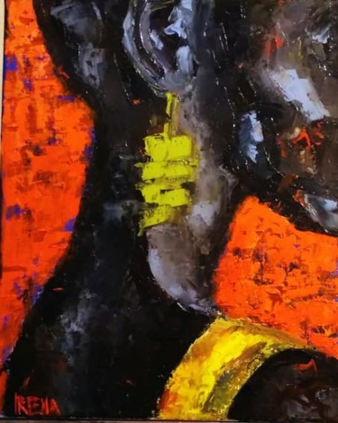 Painting titled "SARA" by Irena, Original Artwork, Oil