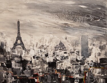 "Paris" başlıklı Tablo Isabel Ollange tarafından, Orijinal sanat, Akrilik