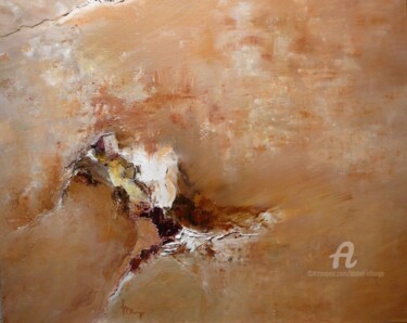 Malerei mit dem Titel "Quelque part en Afr…" von Isabel Ollange, Original-Kunstwerk, Öl