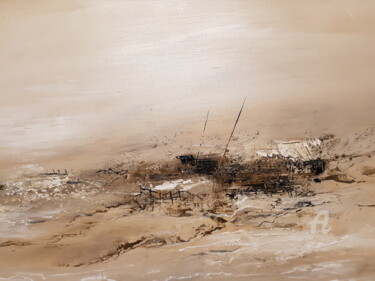 Malerei mit dem Titel "zoom "Evanescence"" von Isabel Ollange, Original-Kunstwerk, Öl