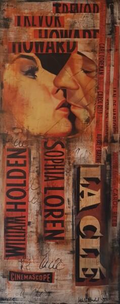Collages titulada "La clé" por Isabelle Blondel, Obra de arte original, Collages