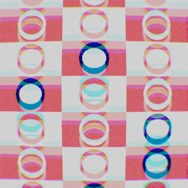 Grafika cyfrowa / sztuka generowana cyfrowo zatytułowany „Regards des cercles…” autorstwa Isabelle Cohen, Oryginalna praca,…