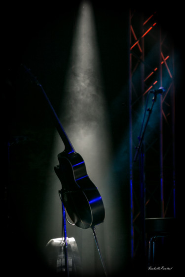 Fotografia intitolato "La guitare" da Isabelle Pautrot, Opera d'arte originale, Fotografia digitale