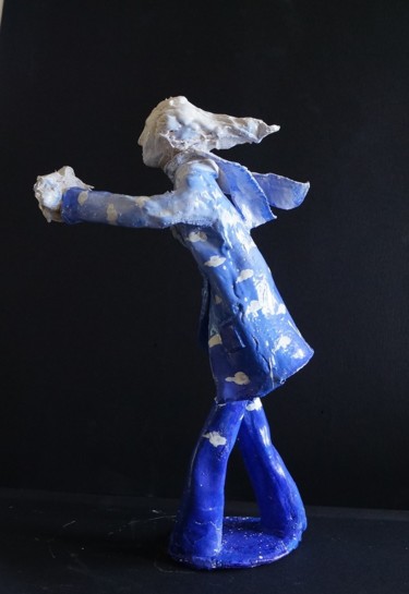 Sculpture titled "Série fille du vent…" by Isabelle Zwang, Original Artwork, Ceramics