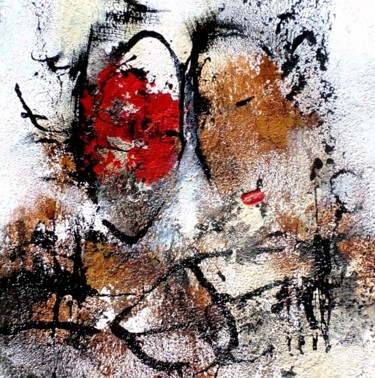 Peinture intitulée "Ticket for Love 11" par Isabelle Mignot, Œuvre d'art originale, Huile