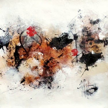 Peinture intitulée "Ticket for Love 31" par Isabelle Mignot, Œuvre d'art originale, Huile