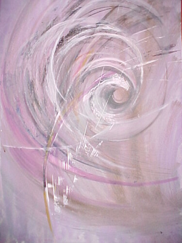 Peinture intitulée "L'oeil du cyclone" par Isabelle Szlachta, Œuvre d'art originale