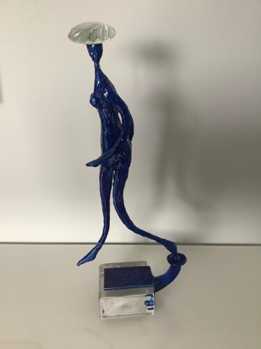 Skulptur mit dem Titel "Liz" von Isadiva, Original-Kunstwerk, Metalle