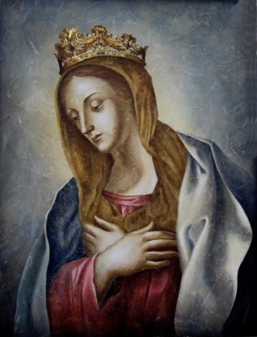 Painting titled "Madonna di Vitorchi…" by Isis, Original Artwork, Other