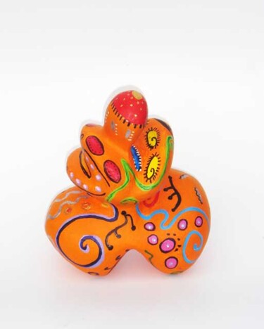Sculpture intitulée "Orange pekoe - 64 -" par Isis Bi M, Œuvre d'art originale, Autre