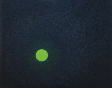 "The Green Moon - Co…" başlıklı Tablo Iskan tarafından, Orijinal sanat, Petrol