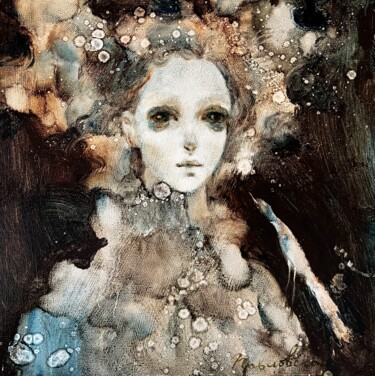 Pintura titulada "The Forgotten Dream" por Isolde Pavlovskaya, Obra de arte original, Oleo Montado en Cartulina