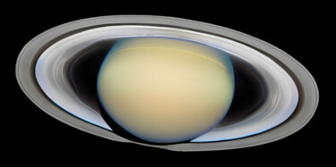 「Planet Saturn7」というタイトルのデジタルアーツ Israによって, オリジナルのアートワーク, 写真モンタージュ